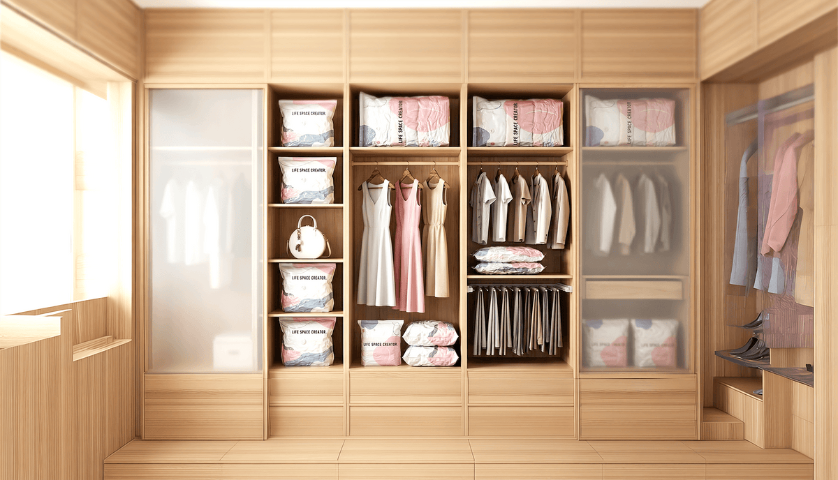 VacuFlex – No-Pump Closet Organizer Bags