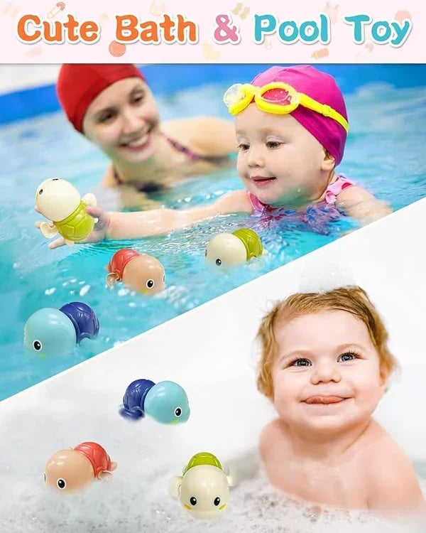 TinyTide - Interactive Turtle Bath Toy Set