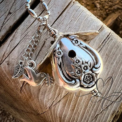 WhimsyPerch - Handcrafted Birdhouse Pendant