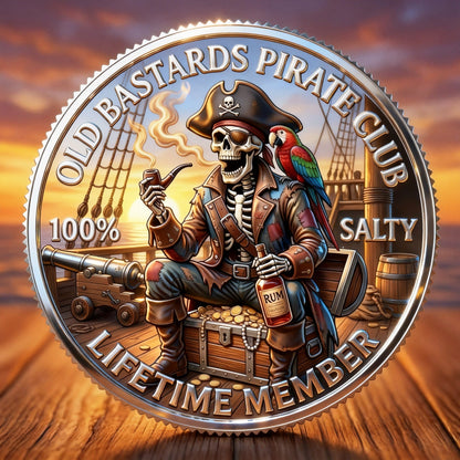 RumRaider – Double-Sided Pirate Challenge Coin