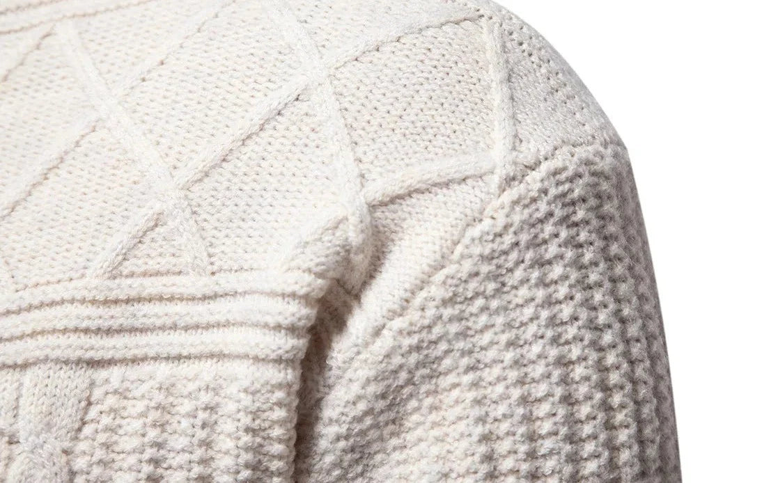 Warren Cable Crewneck Sweater | Belevite