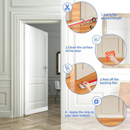 SealGuard – Silicone Under Door Seal Strip