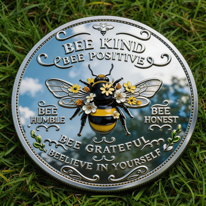 KindVibes – Bee Kind Positivity Collectible Coin