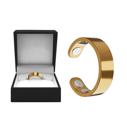 MagnaLuxe – Elegant Stainless Steel Magnetic Ring