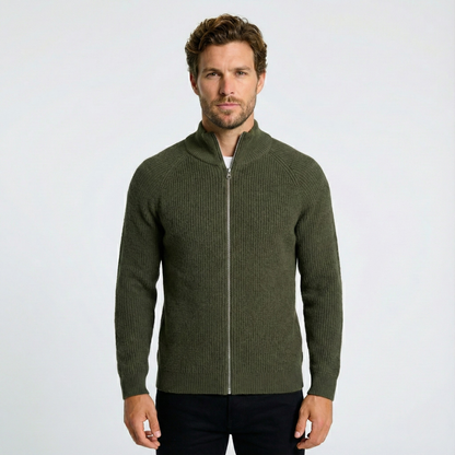 Colton Cashmere Zip Sweater | belevite