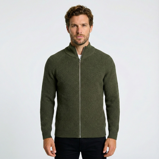 Colton Cashmere Zip Sweater | belevite