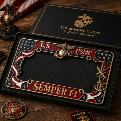 MarinePride – Semper Fi Auto Frame