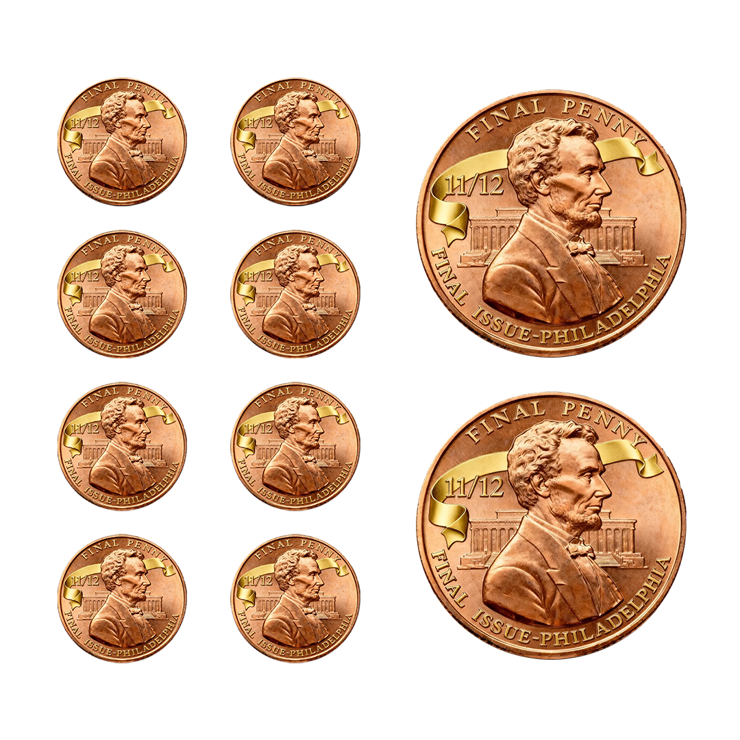 ⏰ Black Friday Limited-Time Offer-Lincoln Final Penny – 11/12 Philadelphia Mint Limited Edition Collectible Coin
