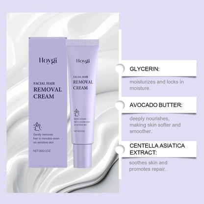 VelvetSkin – Painless Facial Hair Removal Cream
