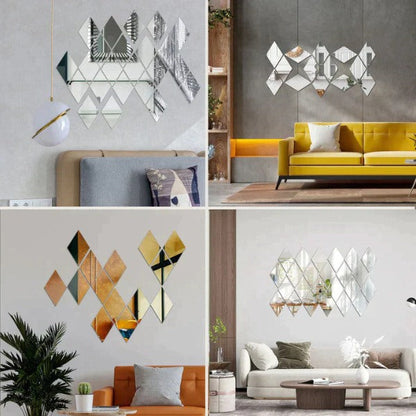 ReflectCraft – Modern Geometric Mirror Wall Art
