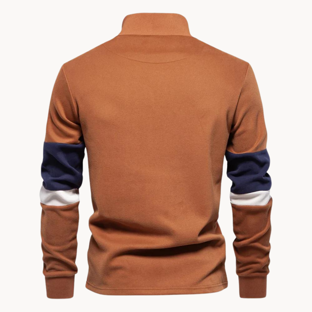 Nathan Quarter-Zip Sweater | Belevite