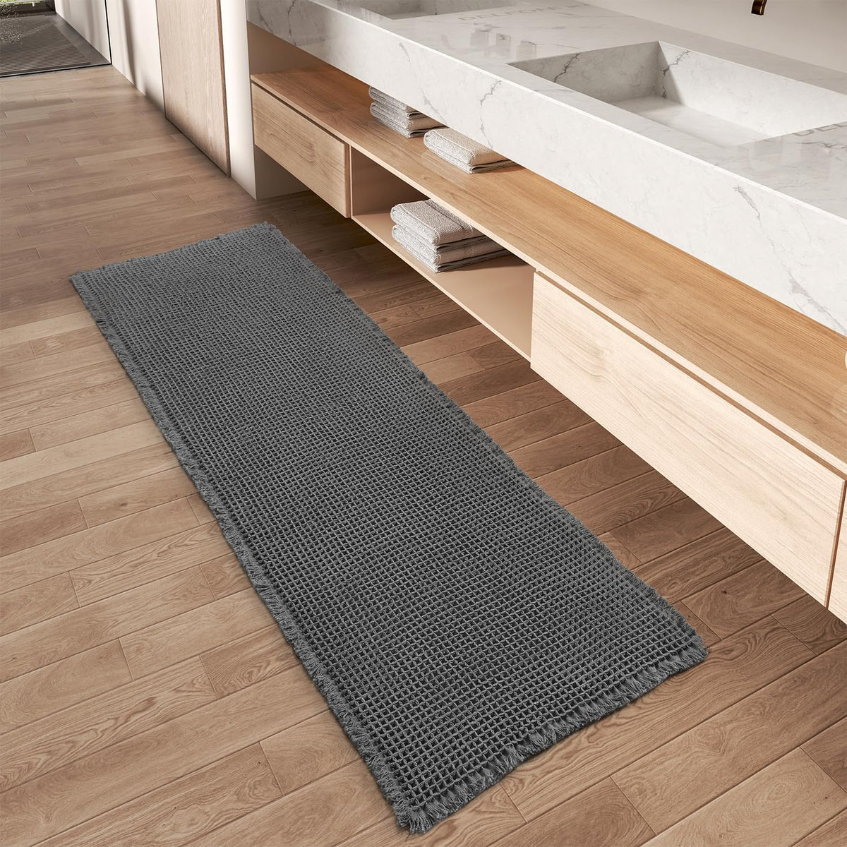 WaffleCloud – Ultra Absorbent Bath Mat