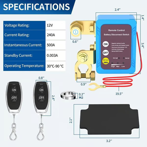 VoltGuard – Remote Battery Disconnect Switch