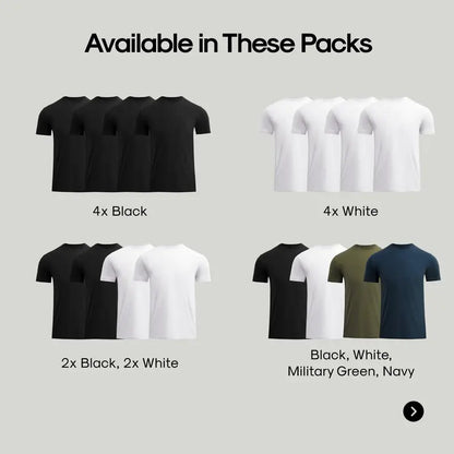 PrimeWear – Athletic Comfort Short Sleeve T Shirt Pack