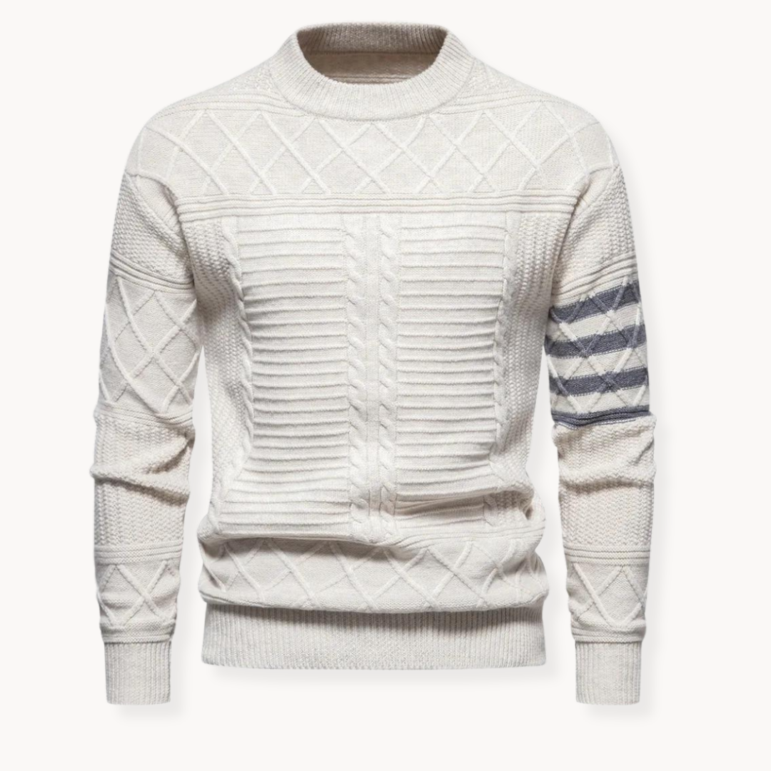 Warren Cable Crewneck Sweater | Belevite
