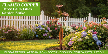 EmberPetal – Handcrafted Copper Lily Accent