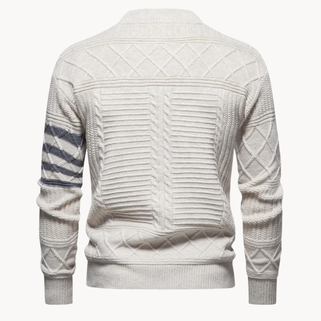 Warren Cable Crewneck Sweater | Belevite
