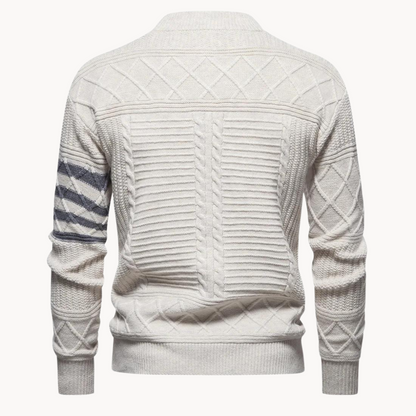 Warren Cable Crewneck Sweater | Belevite