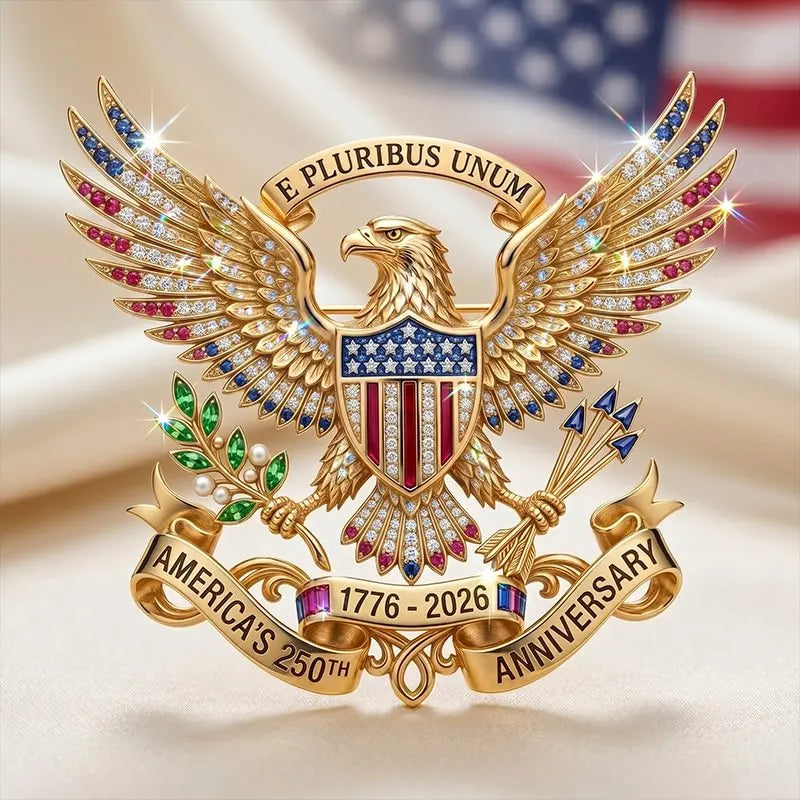 FreedomMark – Patriotic Anniversary Brooch