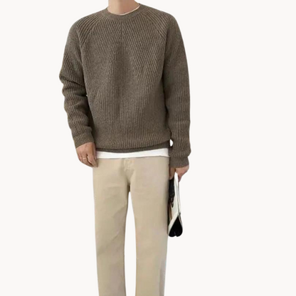 Ronan Ridgeway Ribbed Sweater | Belevite