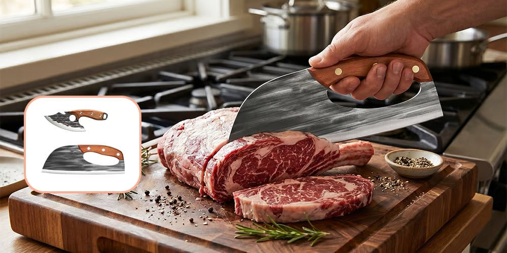 ChefForge – Professional Cleaver & Chef Knife Set