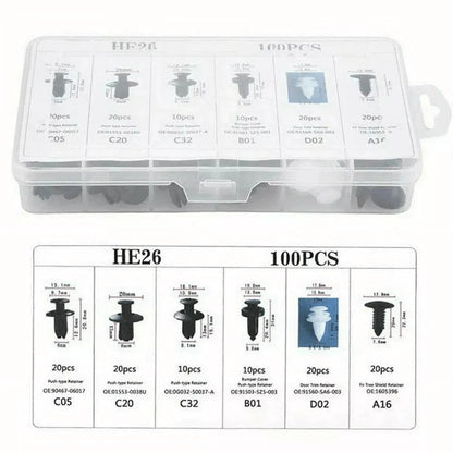 SnapRivet – Auto Clip Kit Universal Fit Repair Set