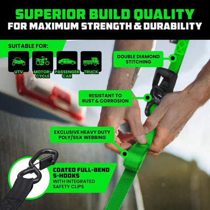 CargoLock - Retractable Ratchet Strap (2026 Upgraded Edition)