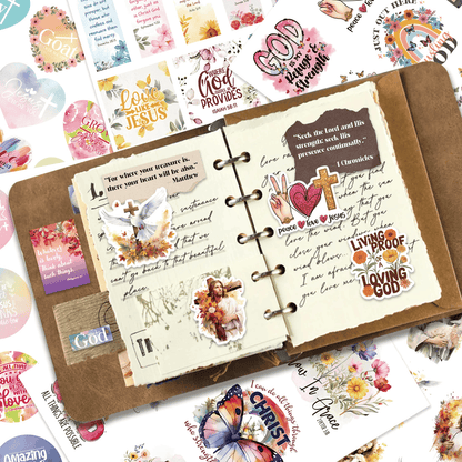 FaithGlow - Inspirational Bible Sticker Set