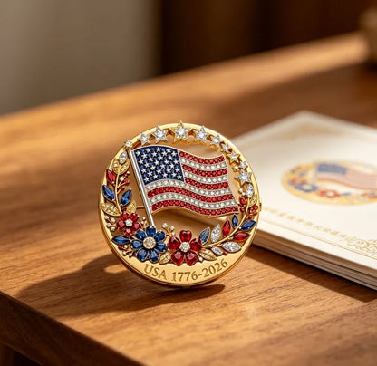 FreedomMark – Patriotic Anniversary Brooch