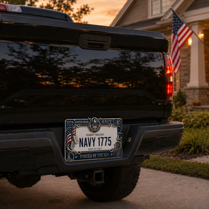 PatriotShield – U.S. Navy Heritage Sea Plate Frame
