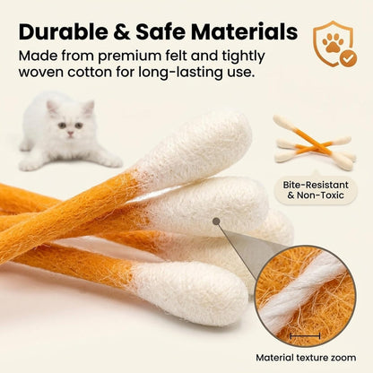 WhiskerFun – Multi Cat Swab Toy Set