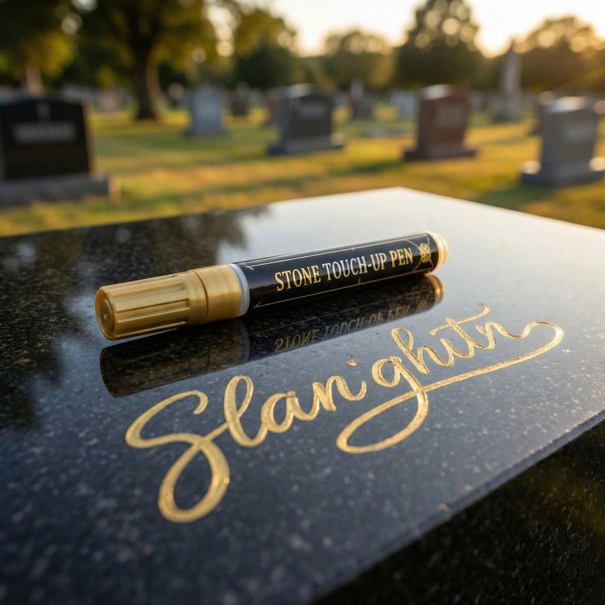 GraveGlow – Gold Monument Restoration Pen