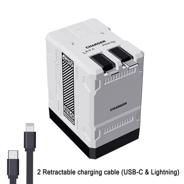 SnapCharge Pro – Tangle-Free Fast Power Hub