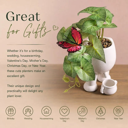 BloomSilhouette – Ceramic Plant Pot
