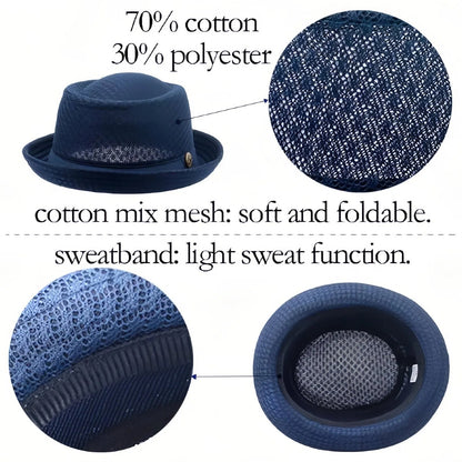 VenturaHat - Classic Breathable Travel Bowler
