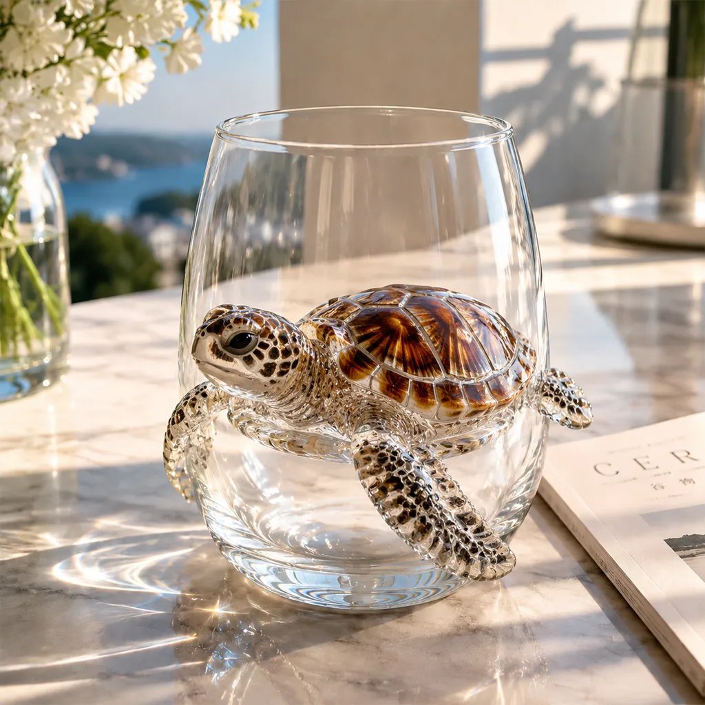 Poseidon's Pour – Artisan Ocean Glass