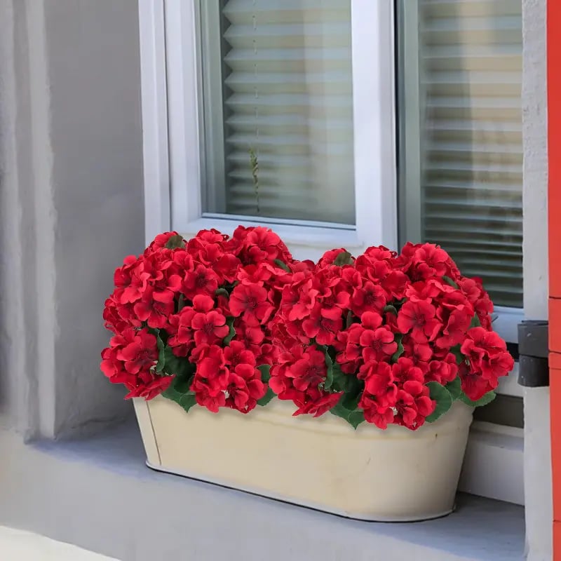 EverBloom – Artificial Geranium Outdoor Flowers