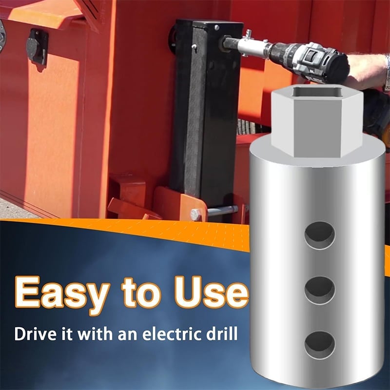 TowCore – Electric Drill Trailer Jack Tool