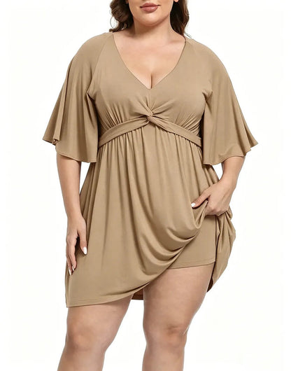 CurvaBelle – Plus Size Romper Dress