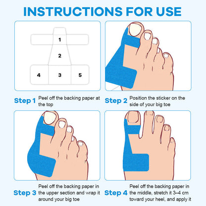 StepEase – Bunion Corrector Kinesiology Tape