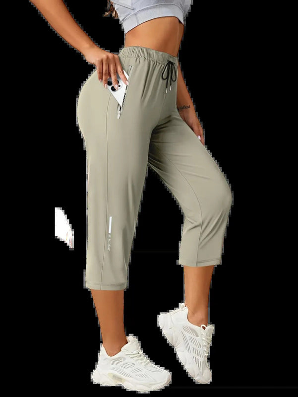 UrbanFlex – Lightweight Women Drawstring Summer Capris
