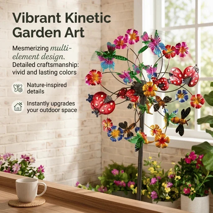 TwinkleBloom – Solar Flower Garden Décor
