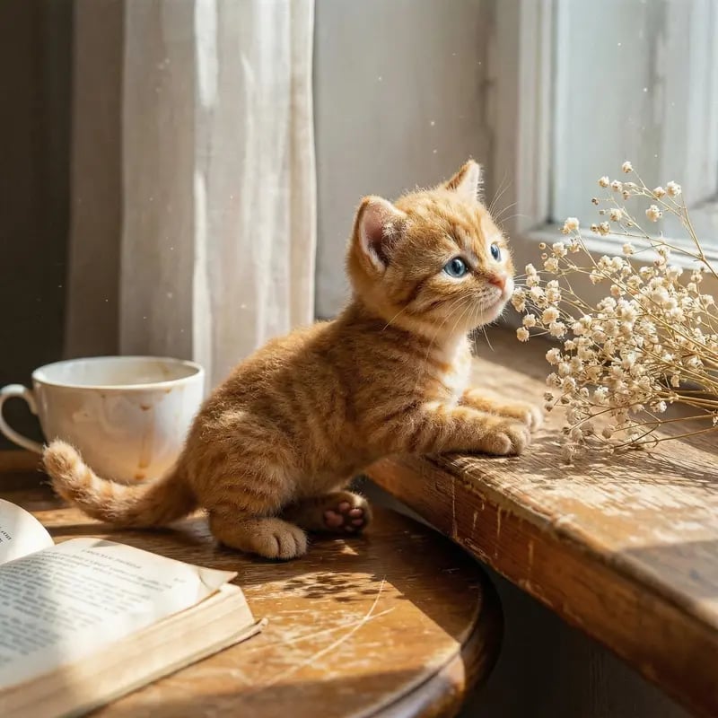 Interactive Robot Kitten