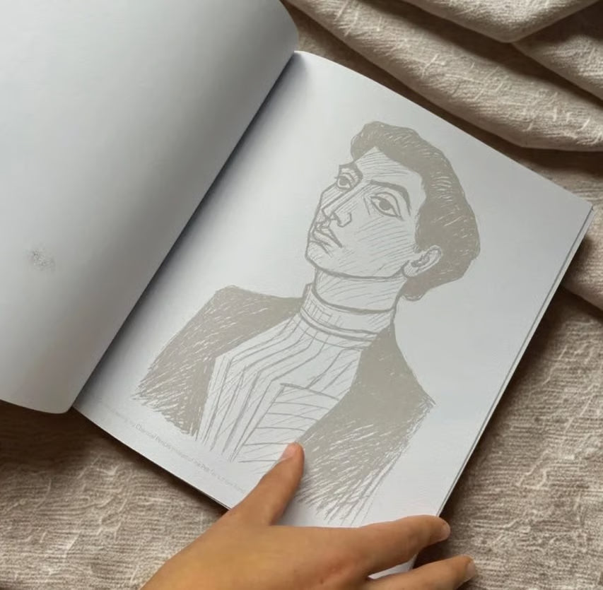 CalmLines – Therapeutic Reverse Coloring Book with Thick, Easy-Tear Pages