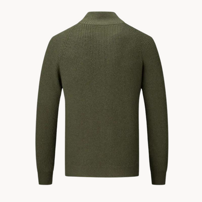 Colton Cashmere Zip Sweater | belevite