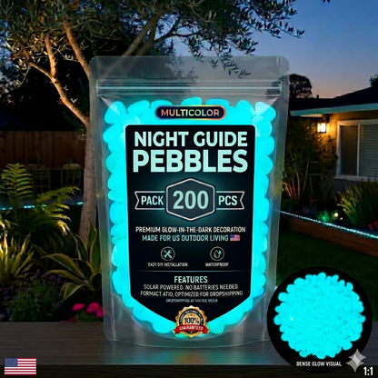 AuraPebble – Glow Garden Stones