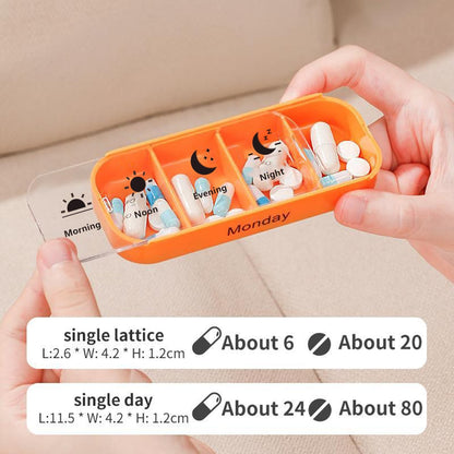 PillMaster – Weekly Medication Organizer Box