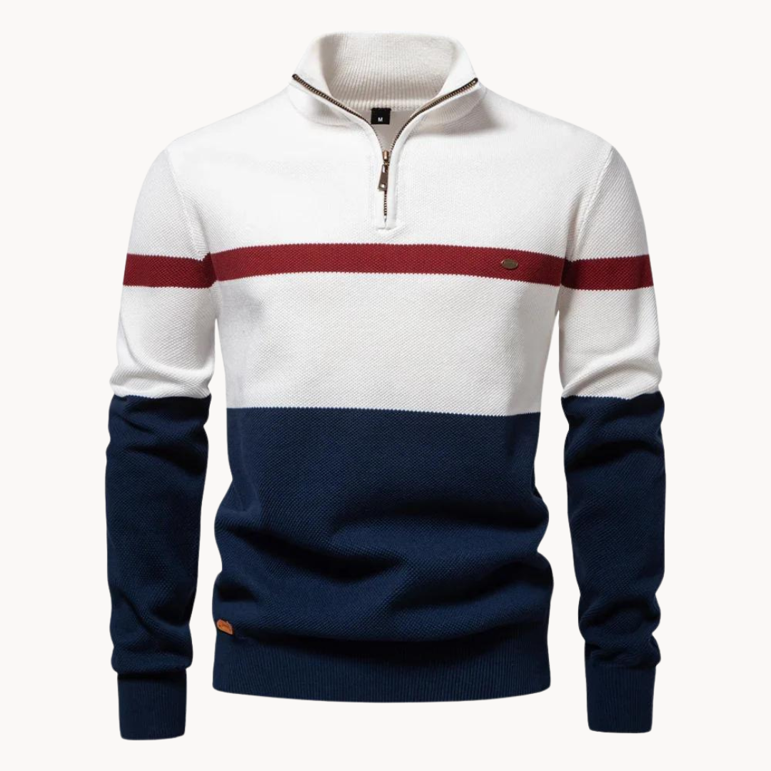 Connor Quarter Zip Sweater | belevite
