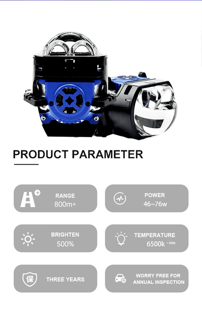 NightGlare Pro – Precision LED Projector Headlight