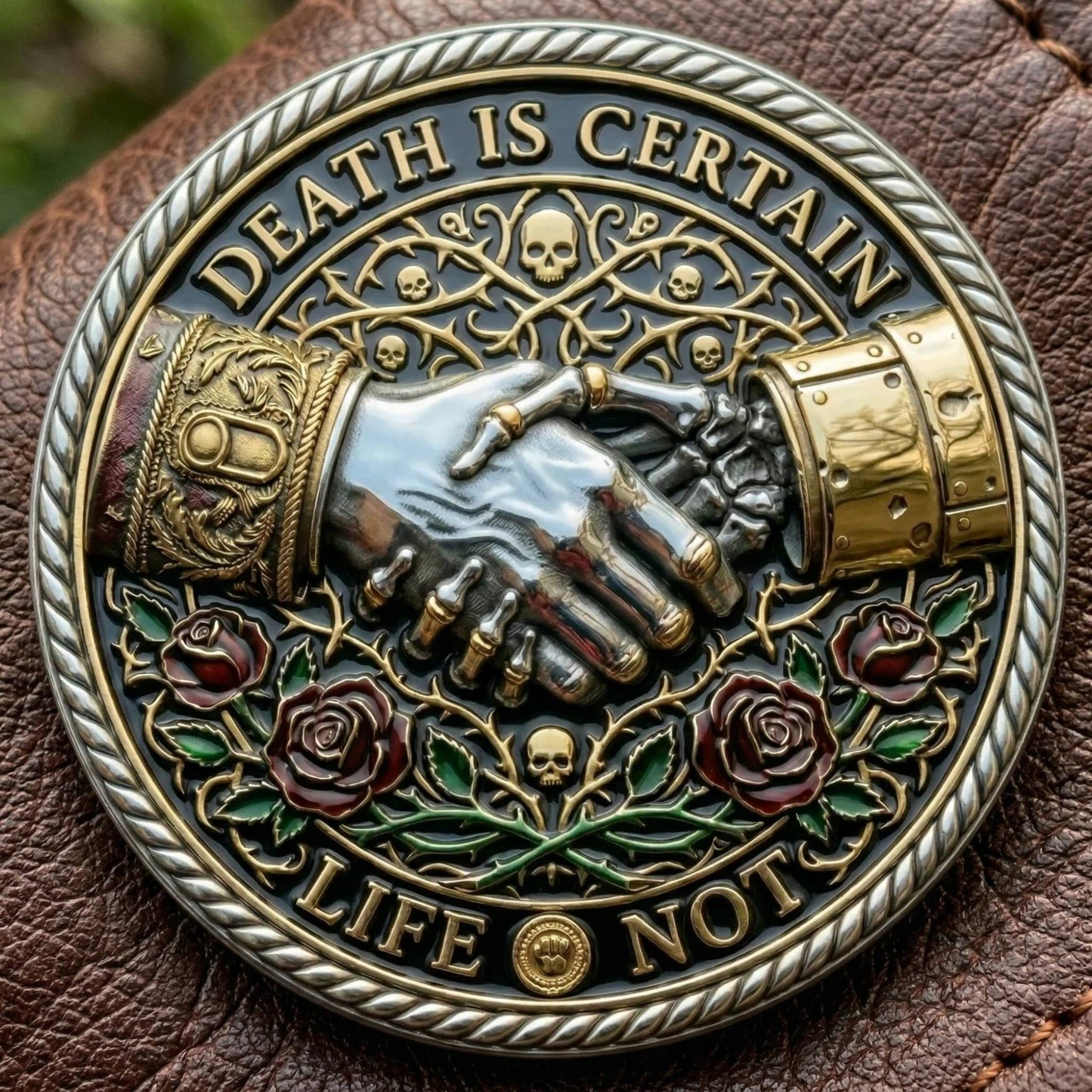 Final Truth – Memento Mori Art Coin